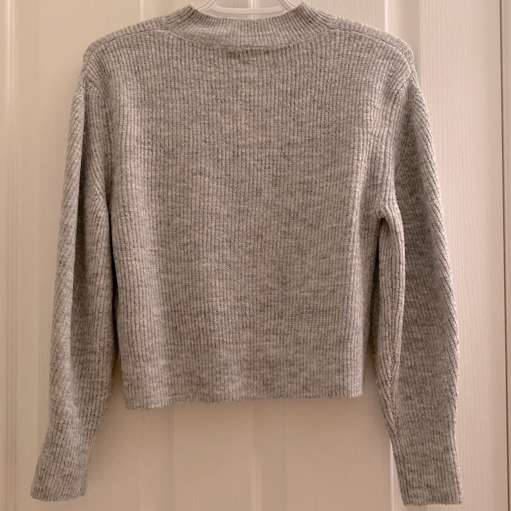 TOPSHOP Rib-Knit Cropped Sweater Size S - Picture 5 of 7